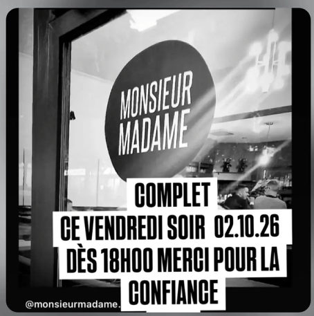 Complet, ce vendredi soir 2 octobre